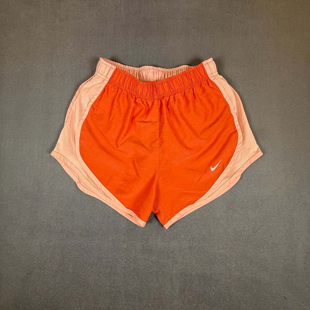 Nike Dri-FIT Tempo Orange and Pink Running Shorts Women's Size XS